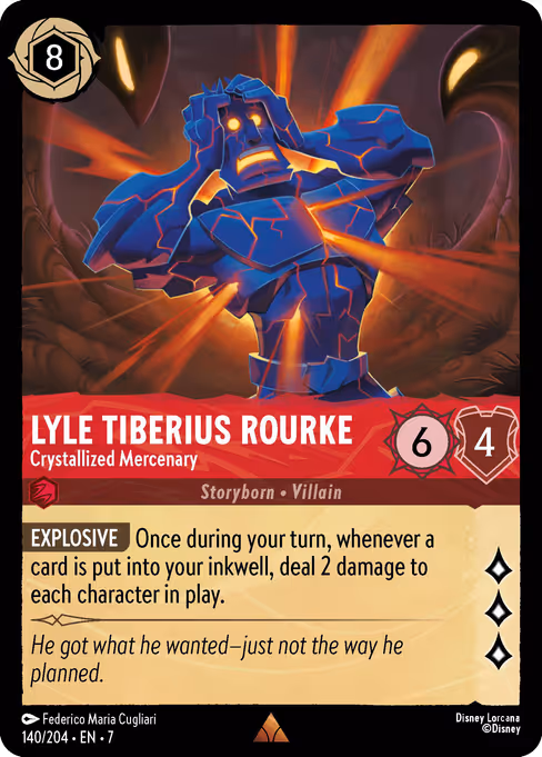 Lyle Tiberius Rourke - Crystallized Mercenary (Archazia's Island #140)