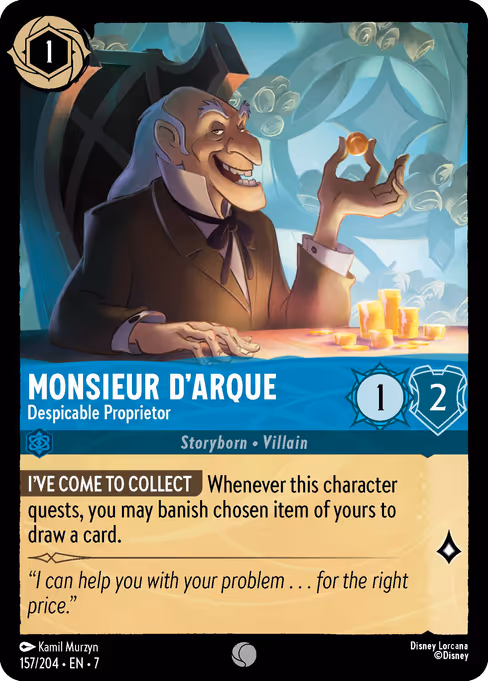Monsieur D'Arque - Despicable Proprietor (Archazia's Island #157)