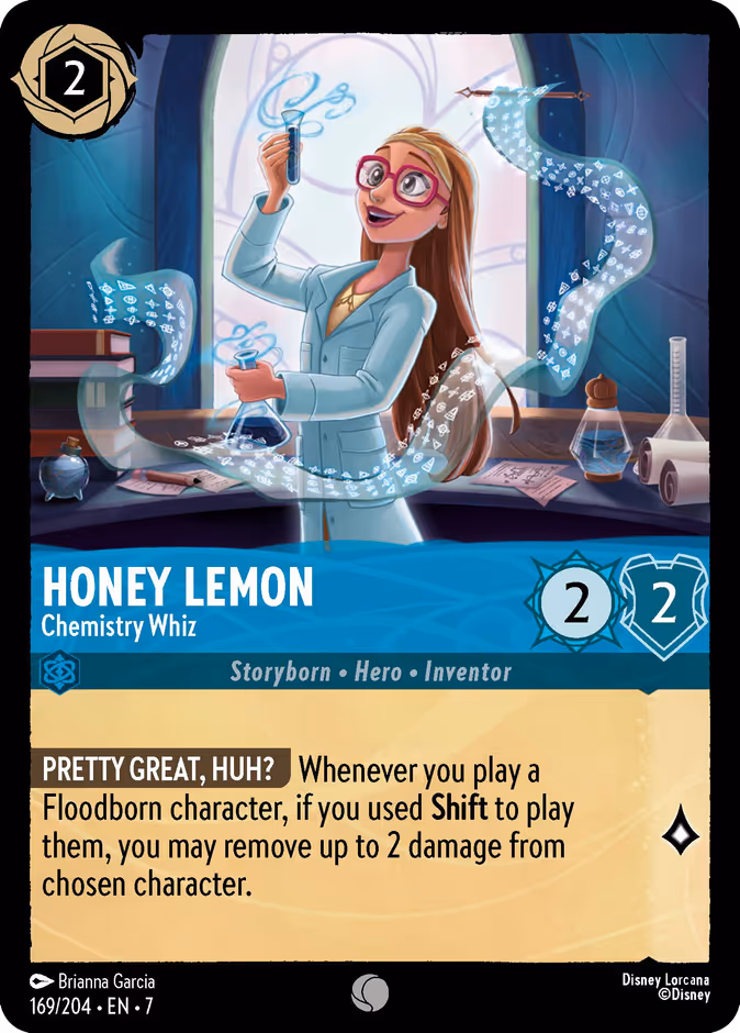 Honey Lemon - Chemistry Whiz — Archazia's Island #169 (Disney Lorcana card)