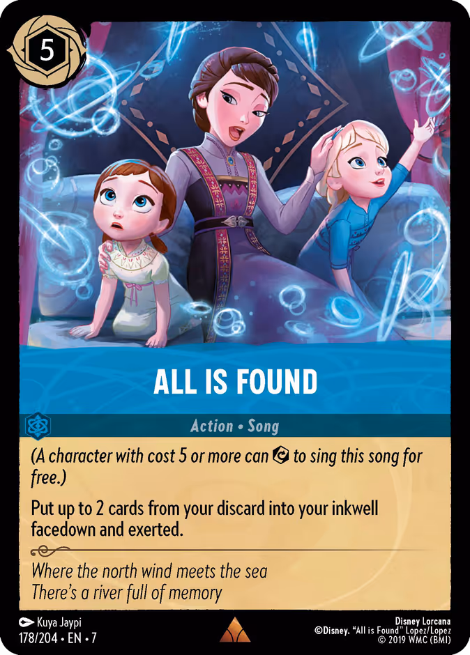 All Is Found — Archazia's Island #178 (Disney Lorcana card)