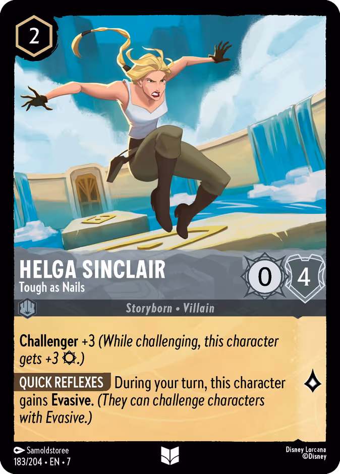 Helga Sinclair - Tough as Nails — Archazia's Island #183 (Disney Lorcana card)
