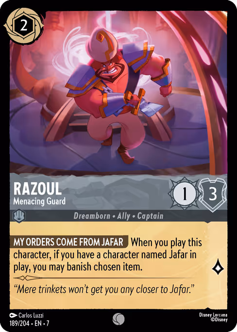 Razoul - Menacing Guard (Archazia's Island #189)