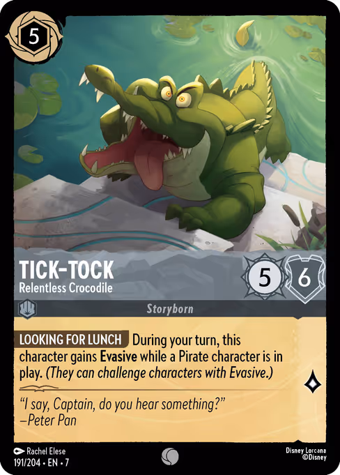 Tick-Tock - Relentless Crocodile (Archazia's Island #191)
