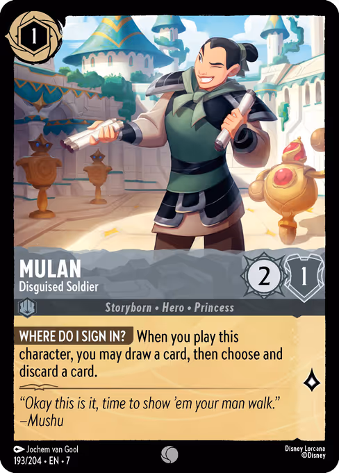 Mulan - Disguised Soldier (Archazia's Island #193)