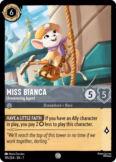 Miss Bianca - Unwavering Agent (Archazia's Island #195)