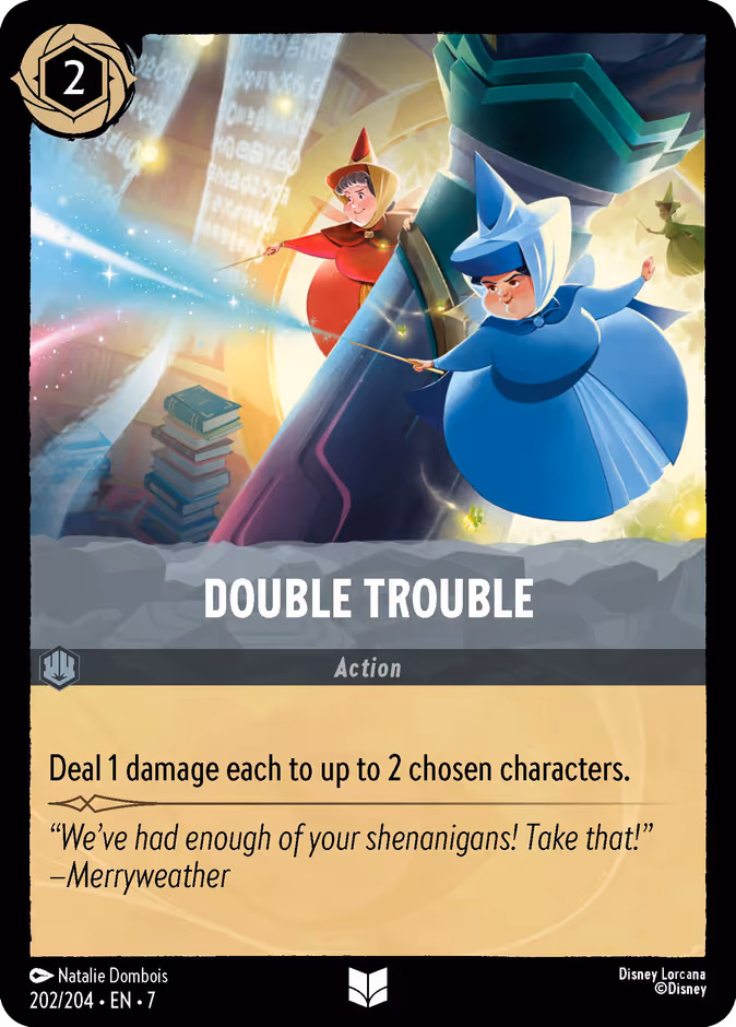 Double Trouble — Archazia's Island #202 (Disney Lorcana card)