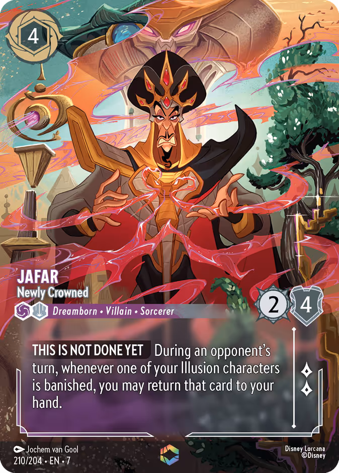 Jafar - Newly Crowned — Archazia's Island #210 (Disney Lorcana card)