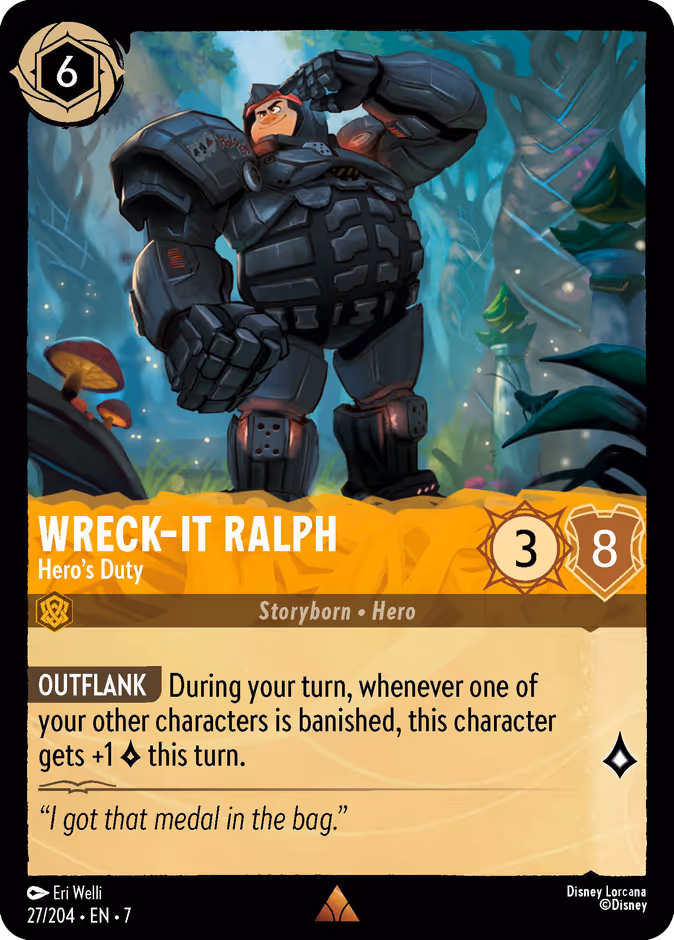 Wreck-It Ralph - Hero's Duty — Archazia's Island #27 (Disney Lorcana card)