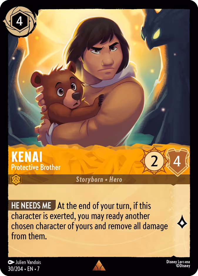 Kenai - Protective Brother — Archazia's Island #30 (Disney Lorcana card)