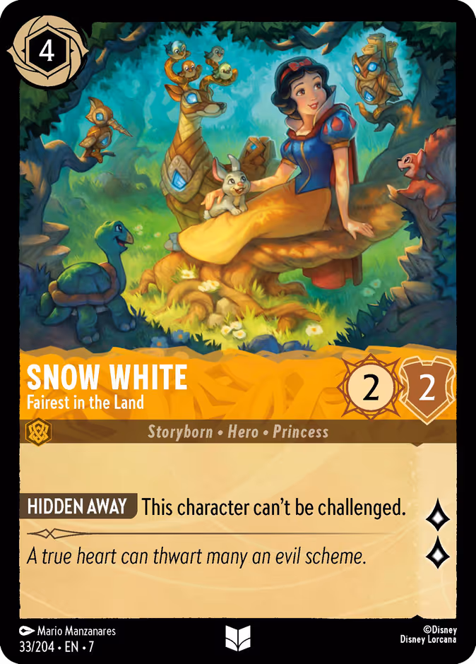 Snow White - Fairest in the Land — Archazia's Island #33 (Disney Lorcana card)