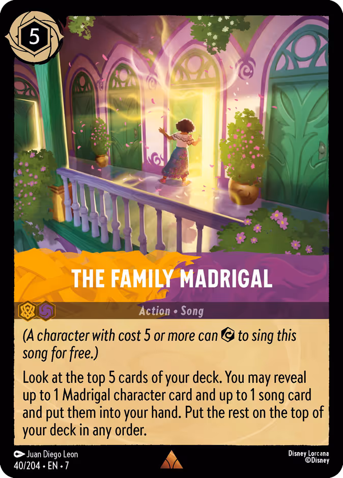 The Family Madrigal — Archazia's Island #40 (Disney Lorcana card)