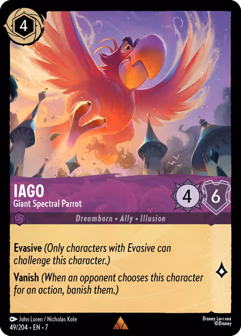 Iago - Giant Spectral Parrot (Archazia's Island #49)