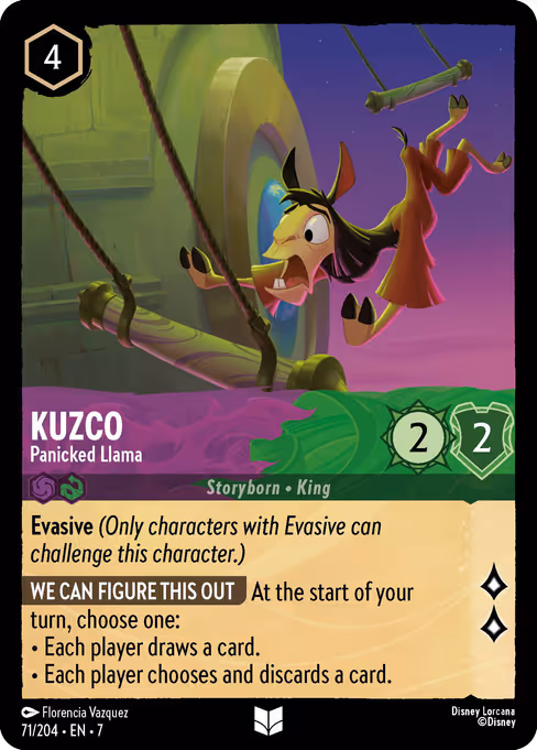 Kuzco - Panicked Llama (Archazia's Island #71)