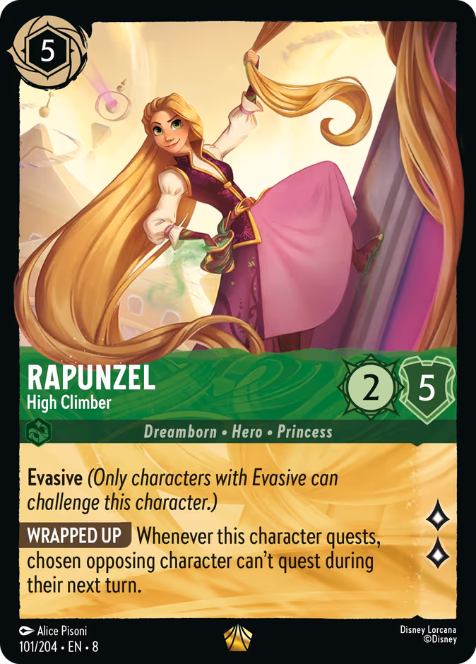 Rapunzel - High Climber — Reign of Jafar #101 (Disney Lorcana card)