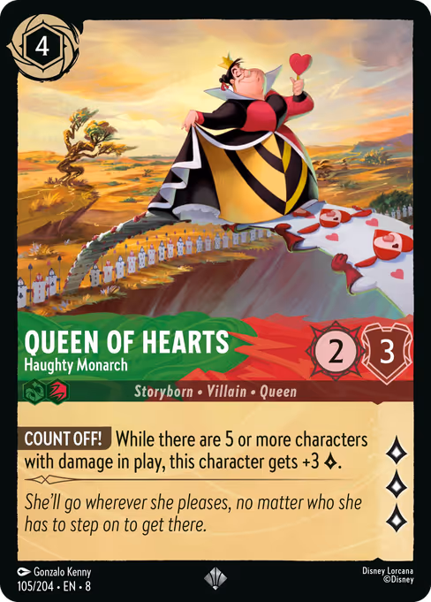 Queen of Hearts - Haughty Monarch (Reign of Jafar #105)