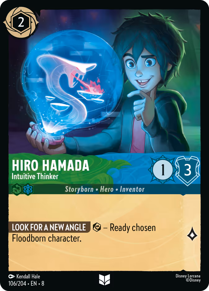 Hiro Hamada - Intuitive Thinker — Reign of Jafar #106 (Disney Lorcana card)