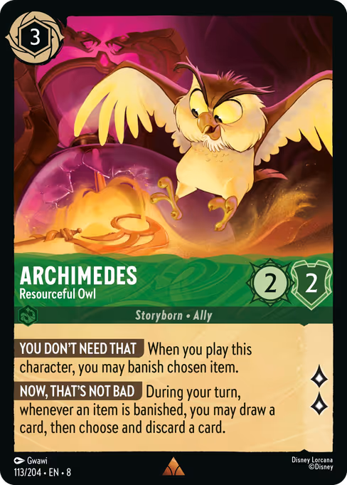 Archimedes - Resourceful Owl (Reign of Jafar #113)