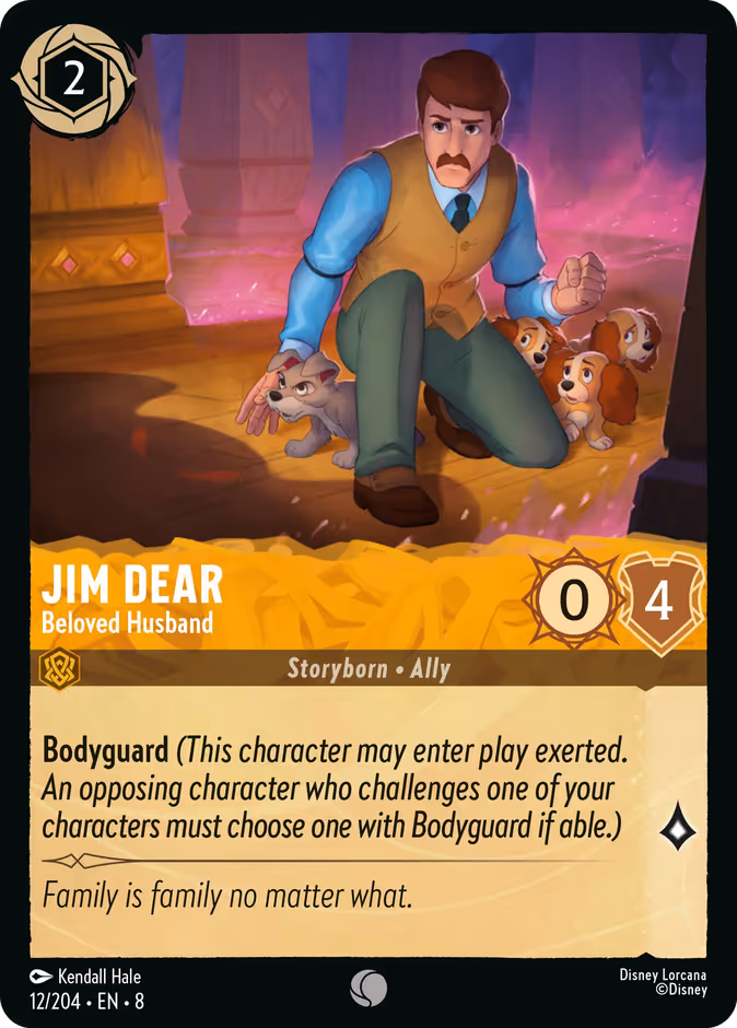 Jim Dear - Beloved Husband — Reign of Jafar #12 (Disney Lorcana card)