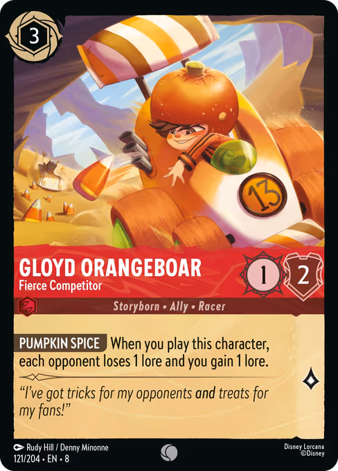 Gloyd Orangeboar - Fierce Competitor (Reign of Jafar #121)