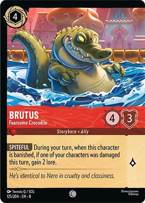 Brutus - Fearsome Crocodile (Reign of Jafar #125f)