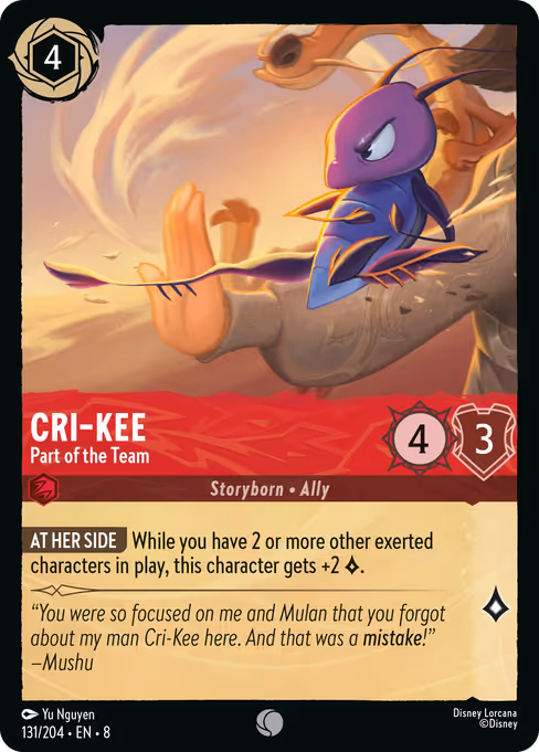 Cri-Kee - Part of the Team (Reign of Jafar #131)