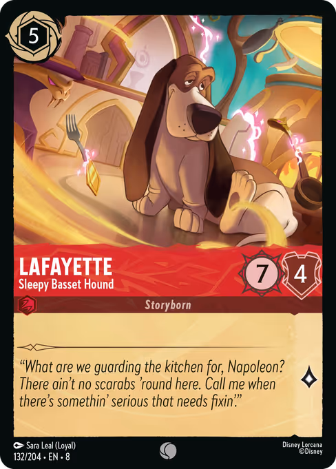 Lafayette - Sleepy Basset Hound (Reign of Jafar #132)