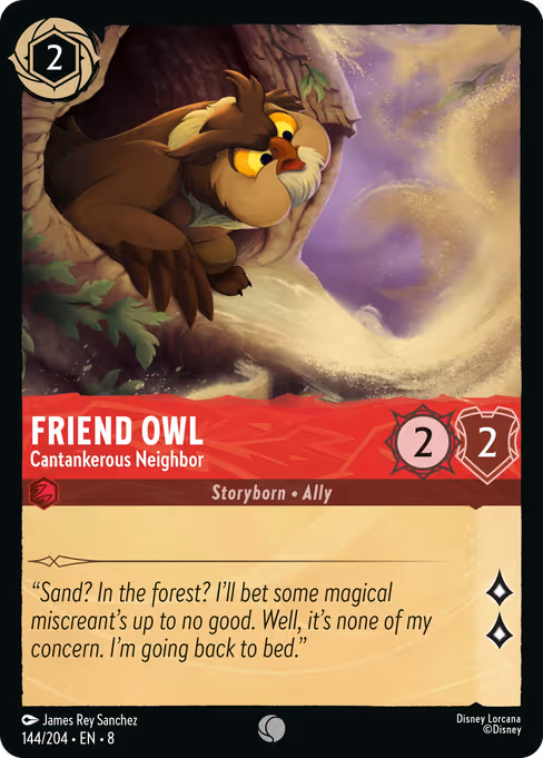 Friend Owl - Cantankerous Neighbor (Reign of Jafar #144)