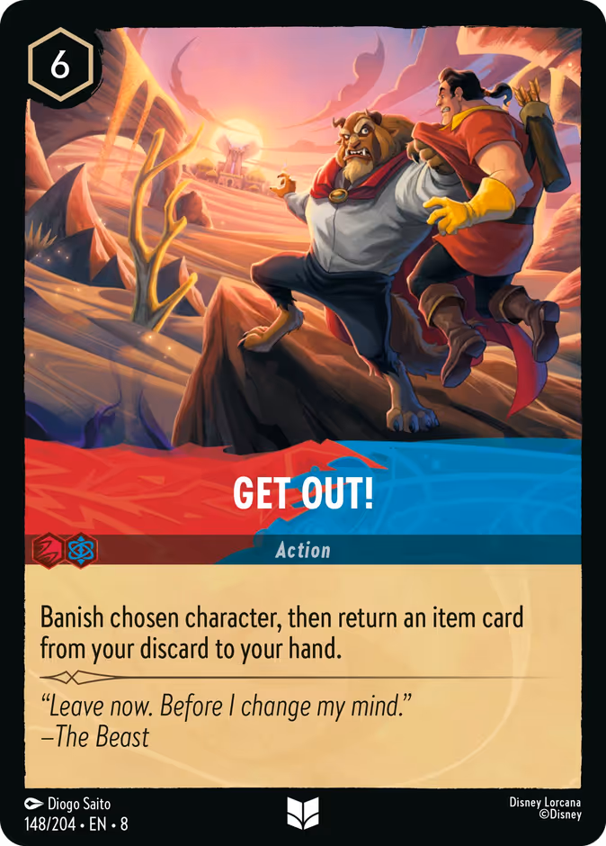 Get Out! — Reign of Jafar #148 (Disney Lorcana card)