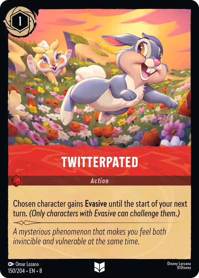 Twitterpated — Reign of Jafar #150 (Disney Lorcana card)