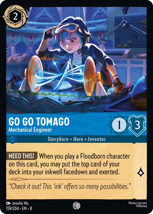Go Go Tomago - Mechanical Engineer (Reign of Jafar #159)