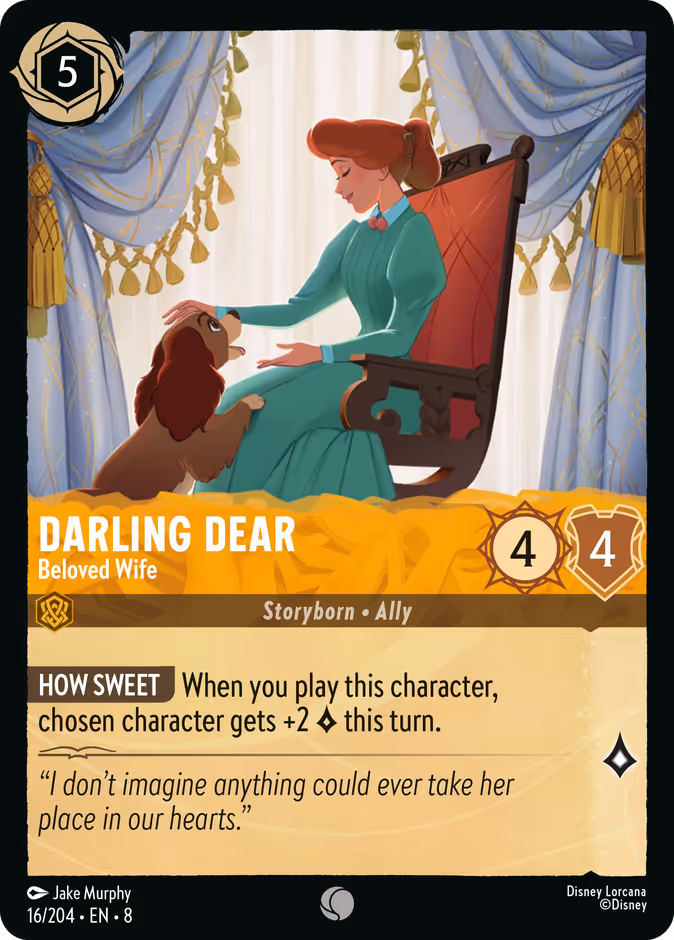 Darling Dear - Beloved Wife — Reign of Jafar #16 (Disney Lorcana card)