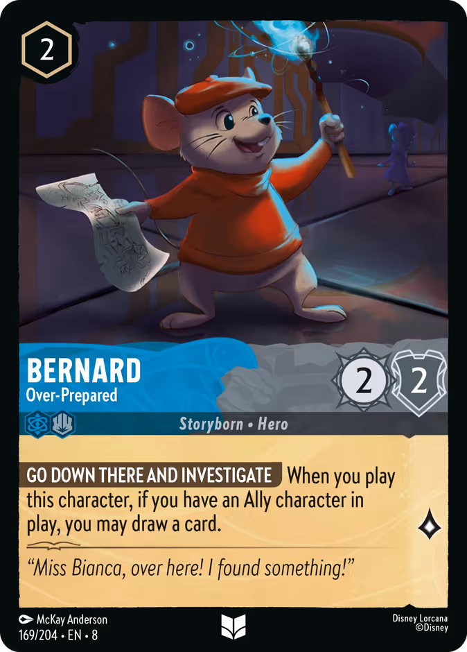 Bernard - Over-Prepared — Reign of Jafar #169 (Disney Lorcana card)