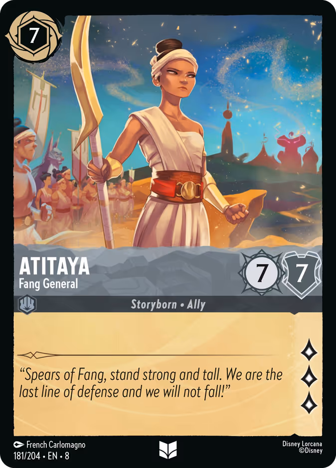 Atitaya - Fang General — Reign of Jafar #181 (Disney Lorcana card)