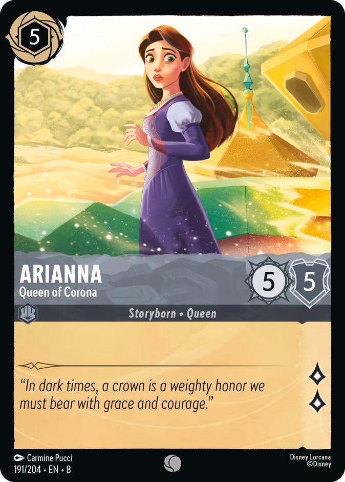 Arianna - Queen of Corona — Reign of Jafar #191 (Disney Lorcana card)