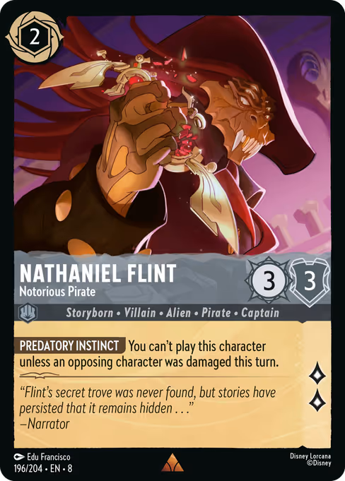 Nathaniel Flint - Notorious Pirate (Reign of Jafar #196)