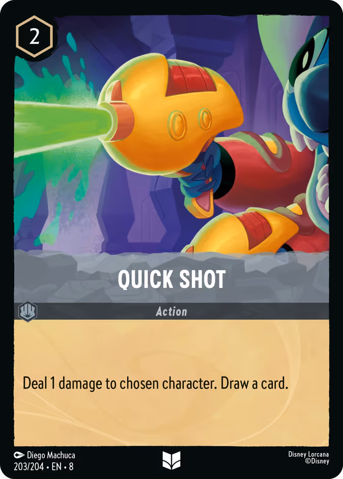 Quick Shot — Reign of Jafar #203 (Disney Lorcana card)