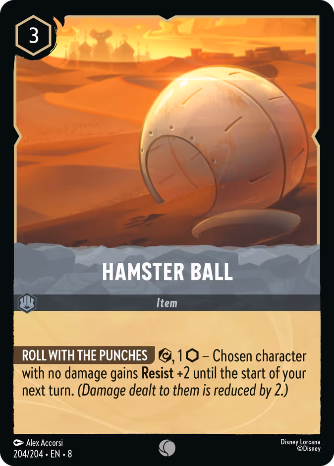 Hamster Ball — Reign of Jafar #204 (Disney Lorcana card)