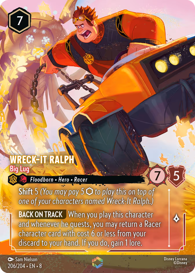 Wreck-It Ralph - Big Lug — Reign of Jafar #206 (Disney Lorcana card)