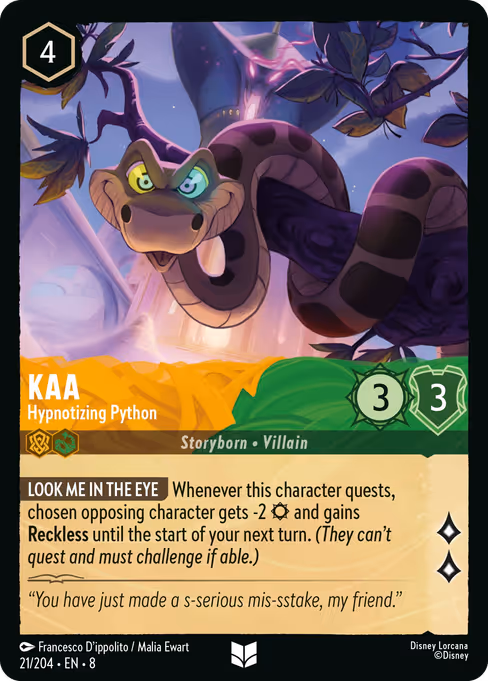 Kaa - Hypnotizing Python (Reign of Jafar #21)