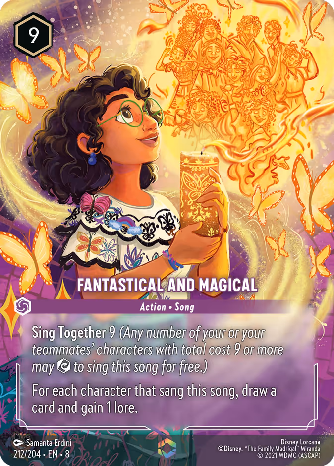 Fantastical and Magical — Reign of Jafar #212 (Disney Lorcana card)