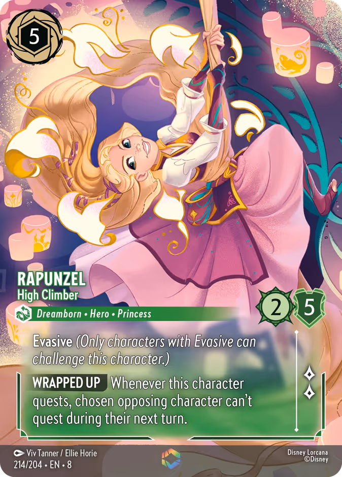Rapunzel - High Climber — Reign of Jafar #214 (Disney Lorcana card)