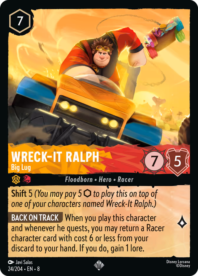 Wreck-It Ralph - Big Lug — Reign of Jafar #24 (Disney Lorcana card)