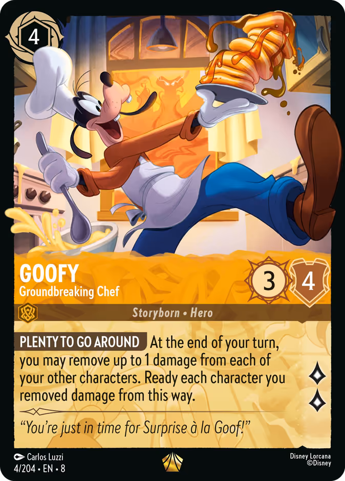 Goofy - Groundbreaking Chef — Reign of Jafar #4 (Disney Lorcana card)