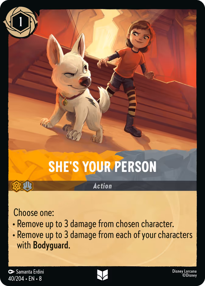 She's Your Person — Reign of Jafar #40 (Disney Lorcana card)