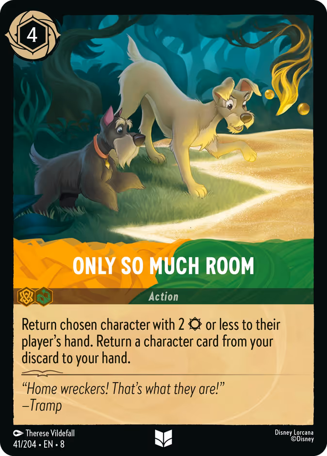 Only So Much Room — Reign of Jafar #41 (Disney Lorcana card)