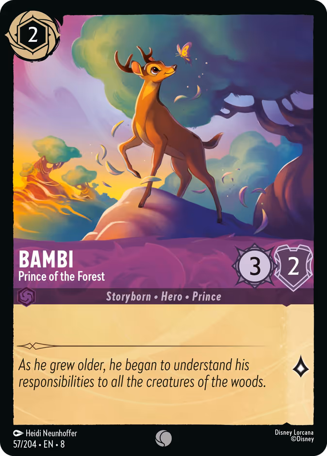 Bambi - Prince of the Forest — Reign of Jafar #57 (Disney Lorcana card)