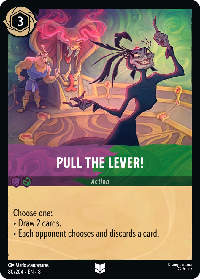 Pull the Lever! — Reign of Jafar #80 (Disney Lorcana card)