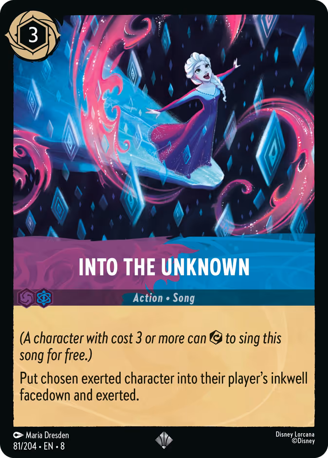 Into the Unknown — Reign of Jafar #81 (Disney Lorcana card)