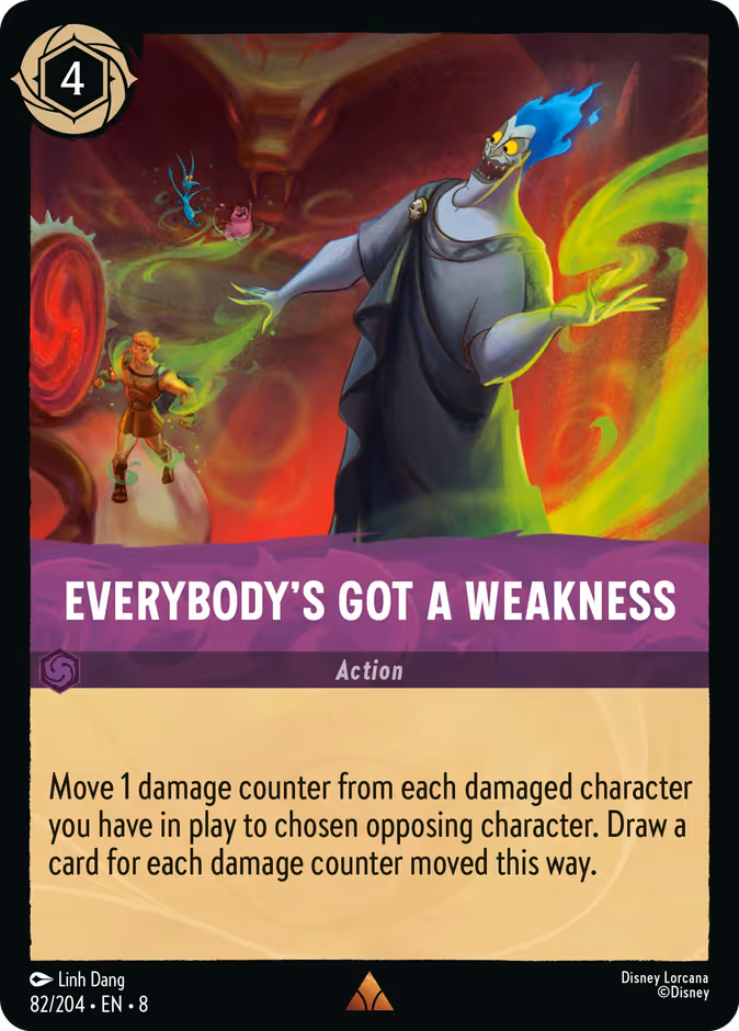 Everybody's Got a Weakness — Reign of Jafar #82 (Disney Lorcana card)