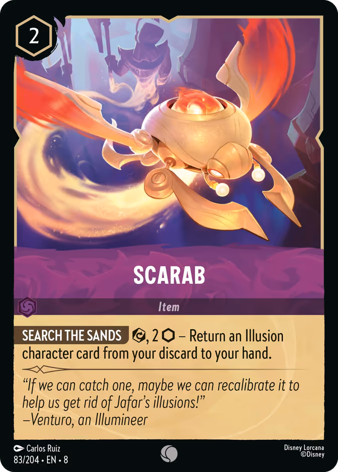 Scarab — Reign of Jafar #83 (Disney Lorcana card)